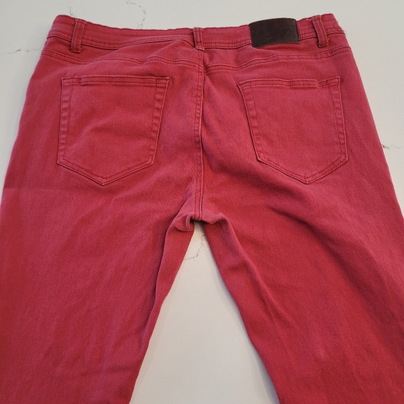 2 x Bluenotes Skinny Low Rise Jeans - Blue and Red - Women's 38 x 32 - Picture 10 of 16